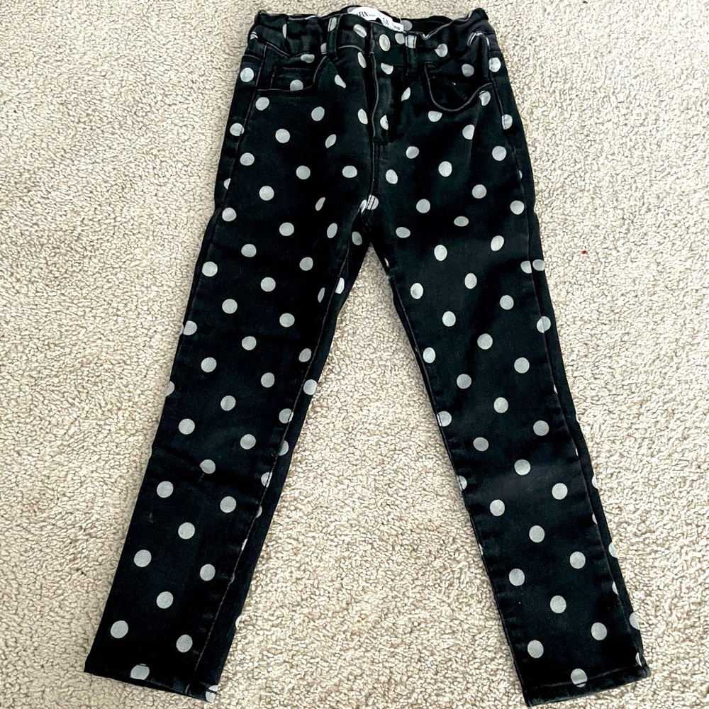 Girls Crewcuts Polka Dot Jeans